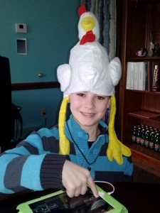 chicken hat